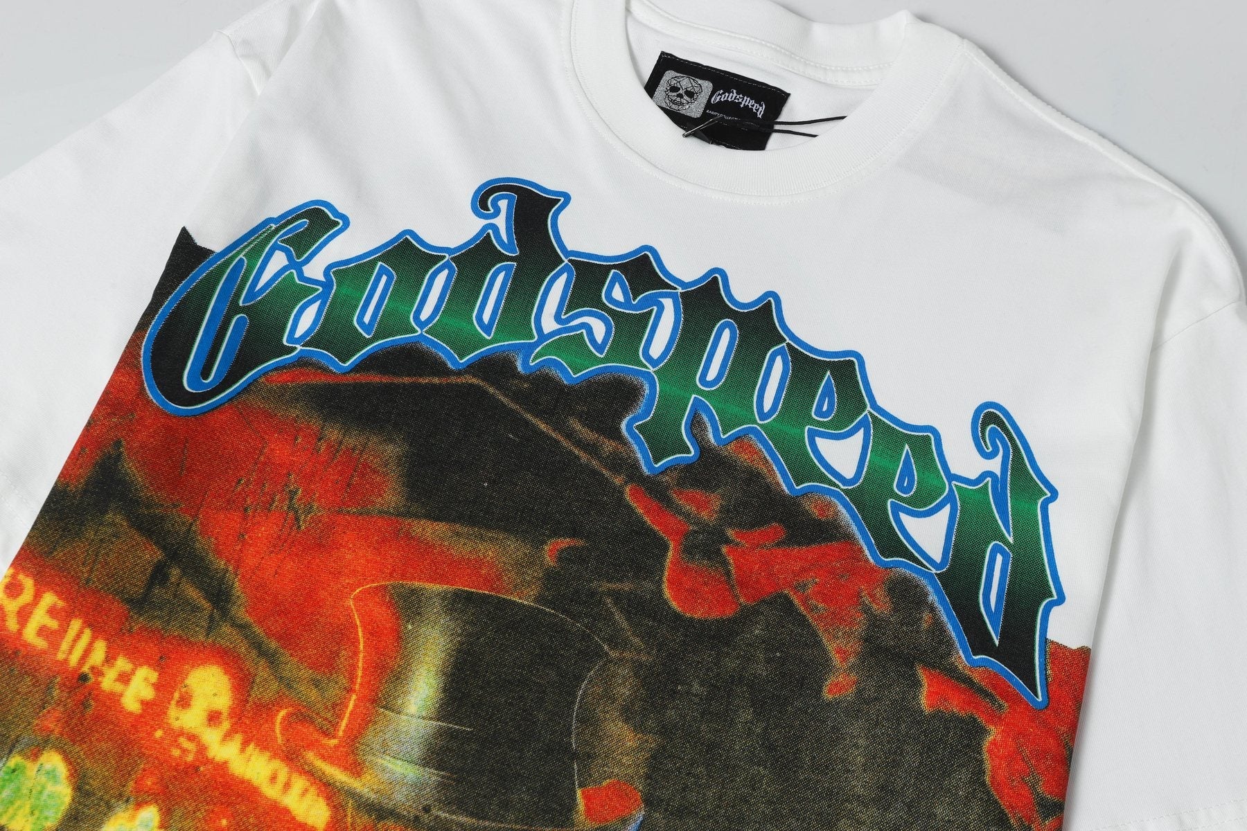 Godspeed E Pluribus Unum Graphic T-Shirt — detail
