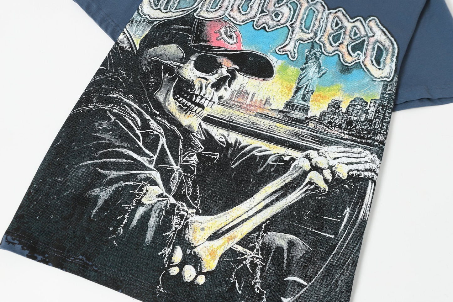 Godspeed Skull City Back Graphic T-Shirt — detail