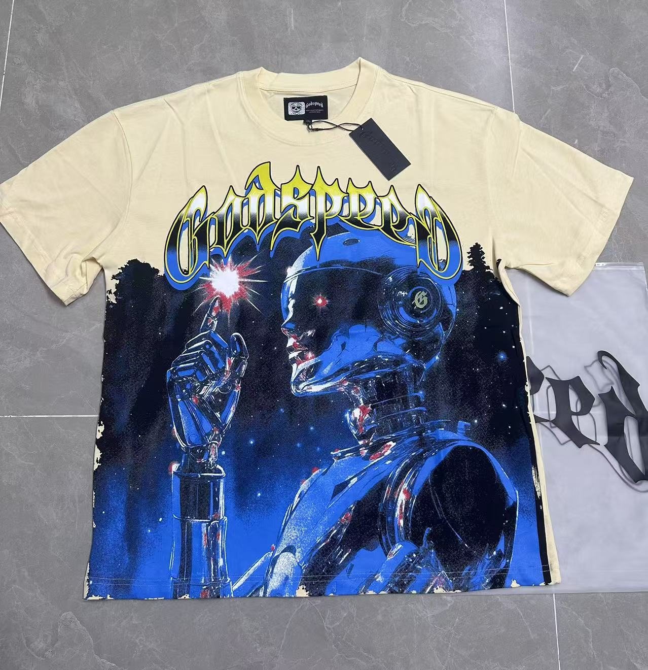 Godspeed Robot Graphic T-Shirt — front