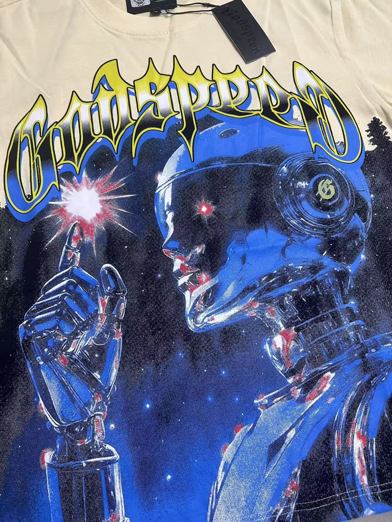 Godspeed Robot Graphic T-Shirt — detail