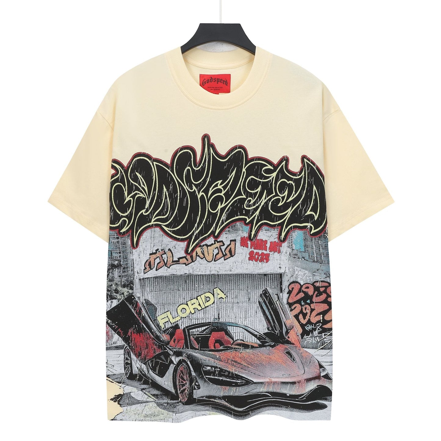 Godspeed Out of Many One Car Graphic T-Shirt — hero