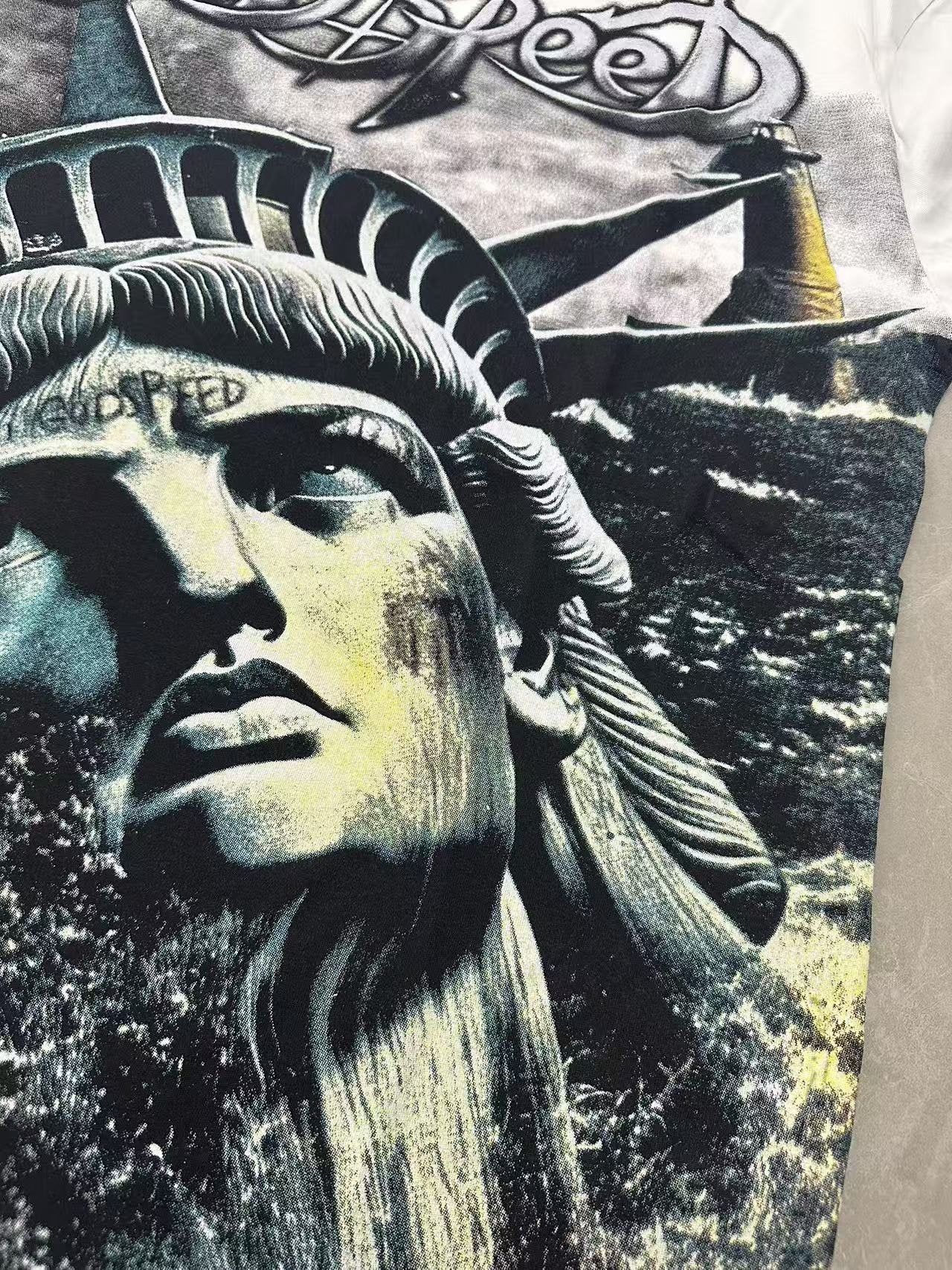 Godspeed Statue Graphic T-Shirt — detail