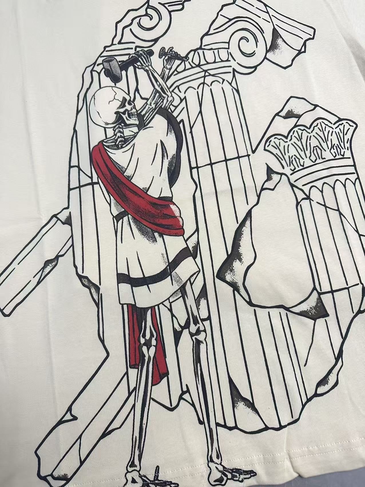 Godspeed Line-Art Graphic T-Shirt — detail