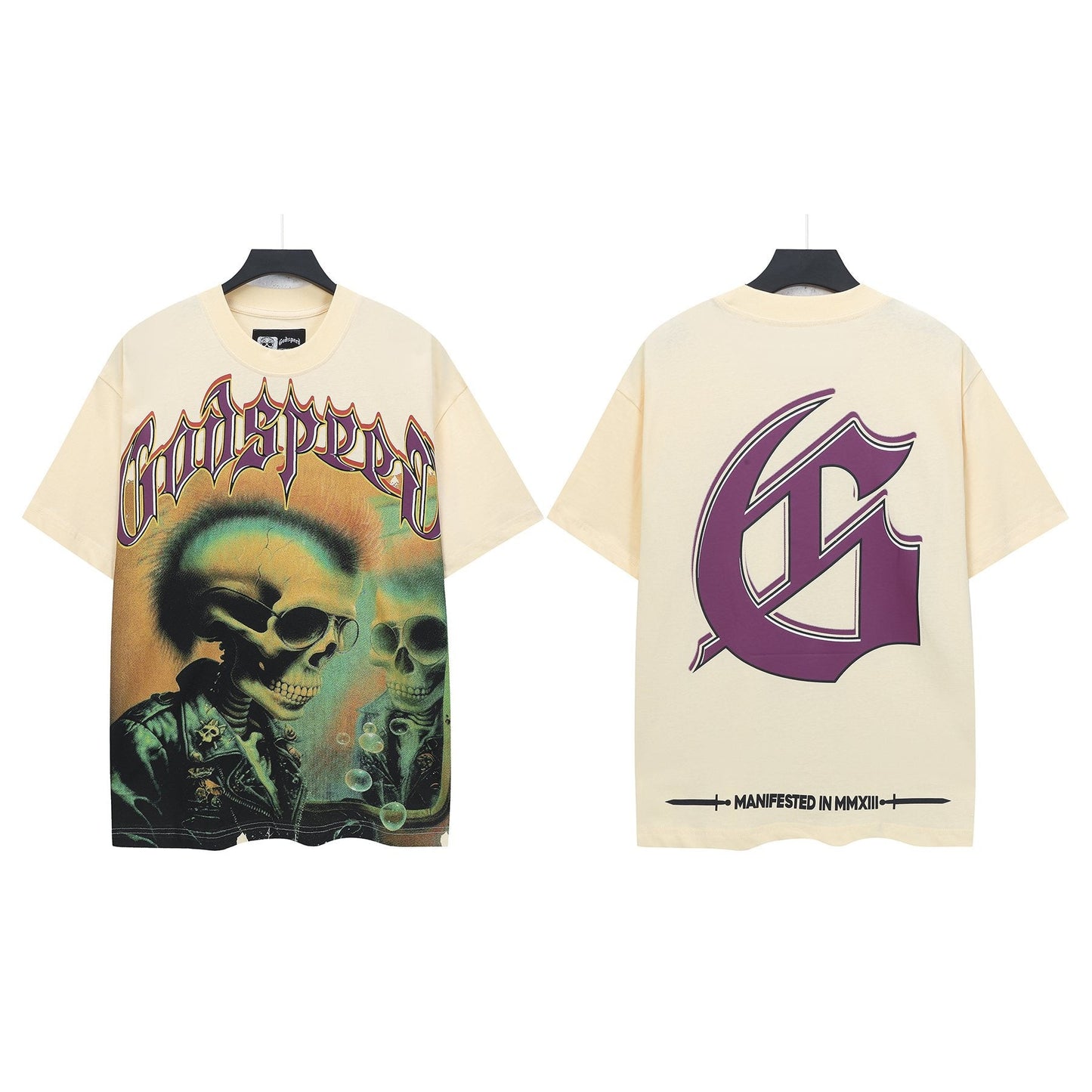 Godspeed Skull & Purple G Graphic T-Shirt — hero