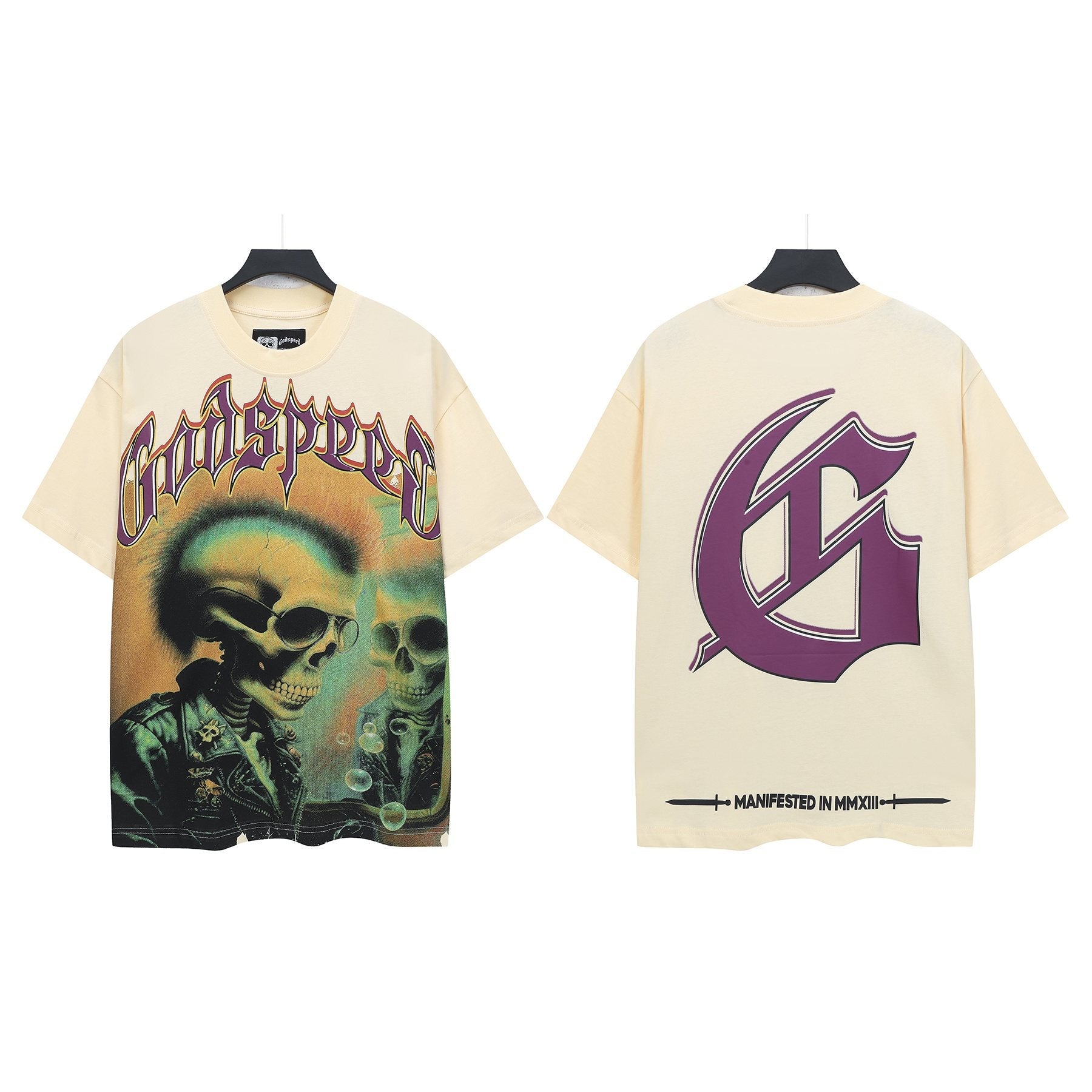 Godspeed Skull & Purple G Graphic T-Shirt — hero
