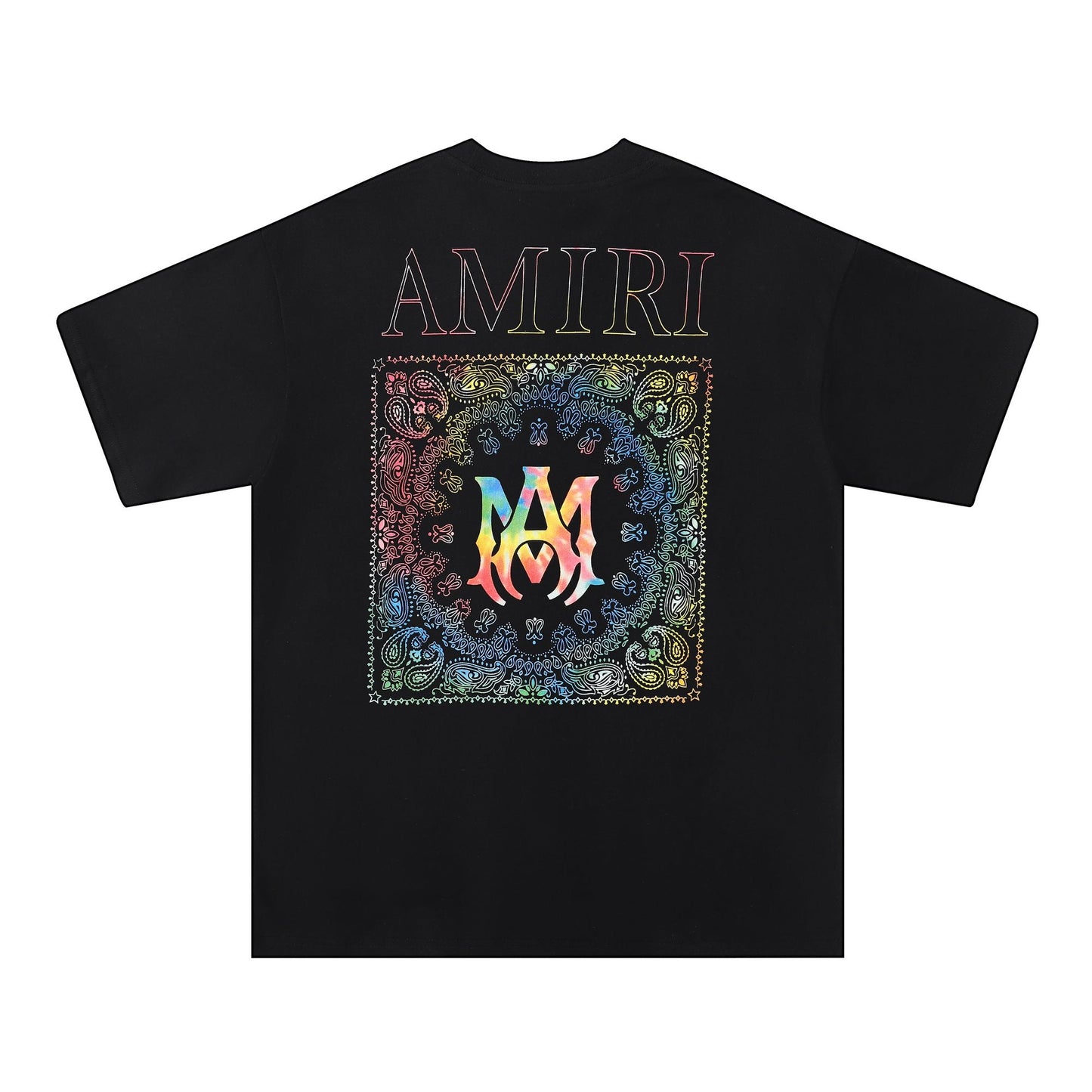 AMIRI Rainbow Bandana Back Graphic T-Shirt — hero
