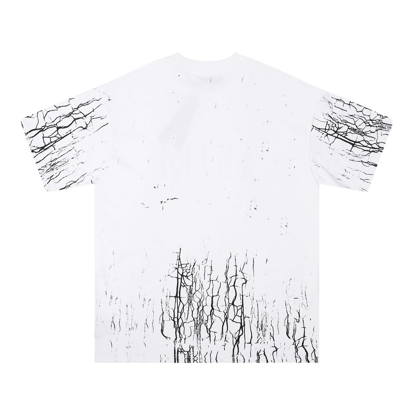 AMIRI Distressed Crackle Graphic T-Shirt — back