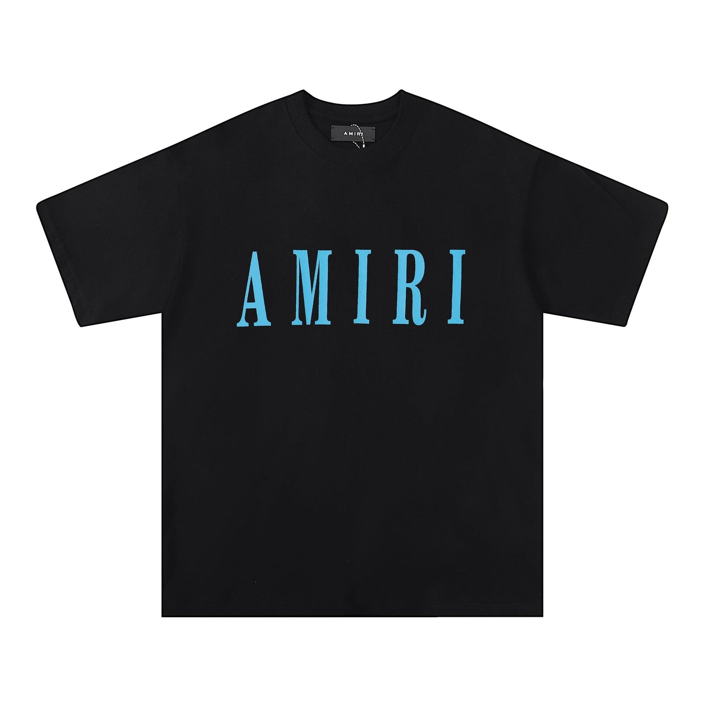AMIRI Blue Wordmark Short-Sleeve T-Shirt — front