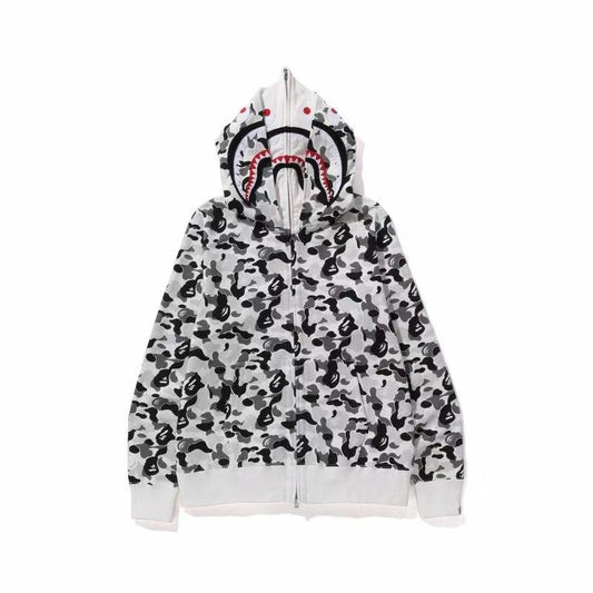 BAPE Shark Camo Full-Zip Hoodie — hero