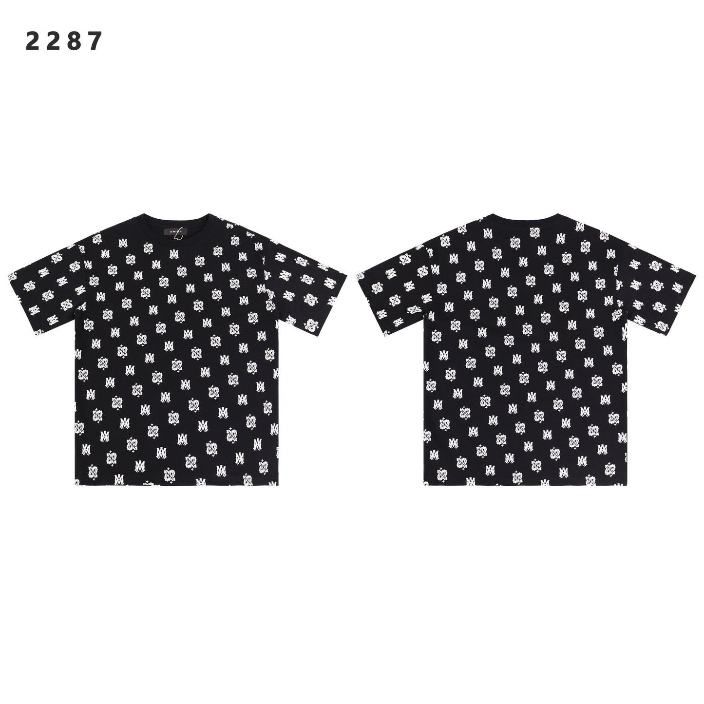 AMIRI Ornamental All-Over Graphic Short-Sleeve T-Shirt — hero
