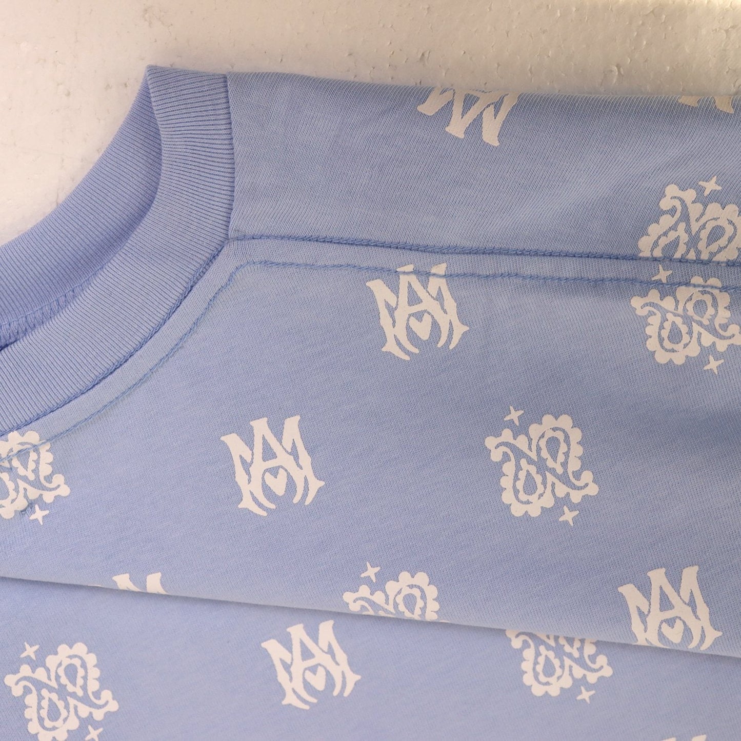 AMIRI Ornamental All-Over Graphic Short-Sleeve T-Shirt — detail