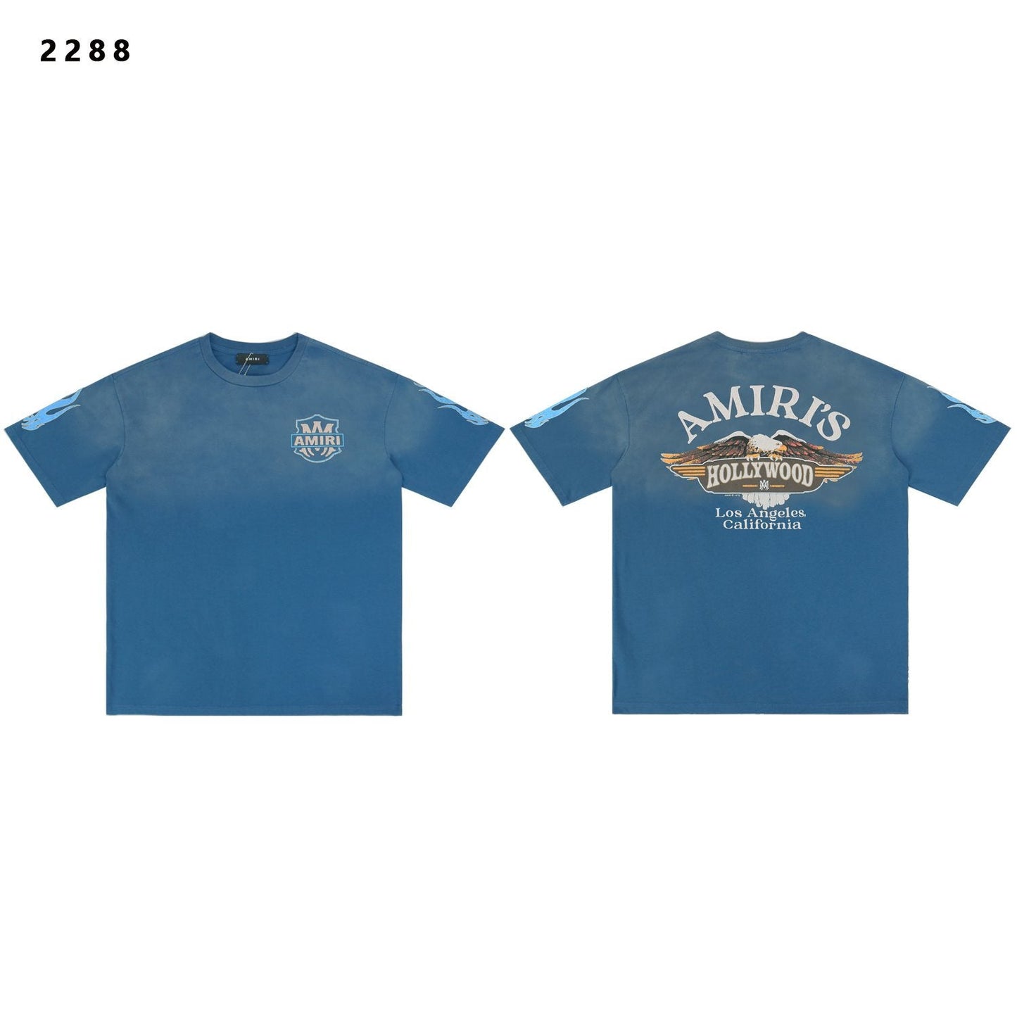 AMIRI Eagle Flame Graphic T-Shirt — front