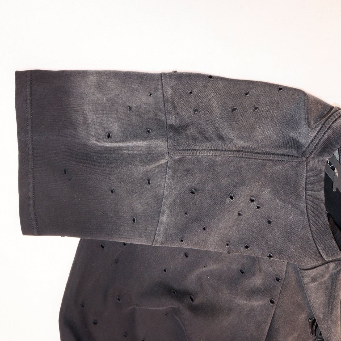 AMIRI Distressed Washed Short-Sleeve T-Shirt — detail