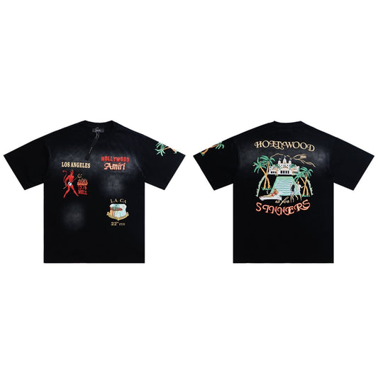 AMIRI Crystal Sinners Graphic T-Shirt — hero