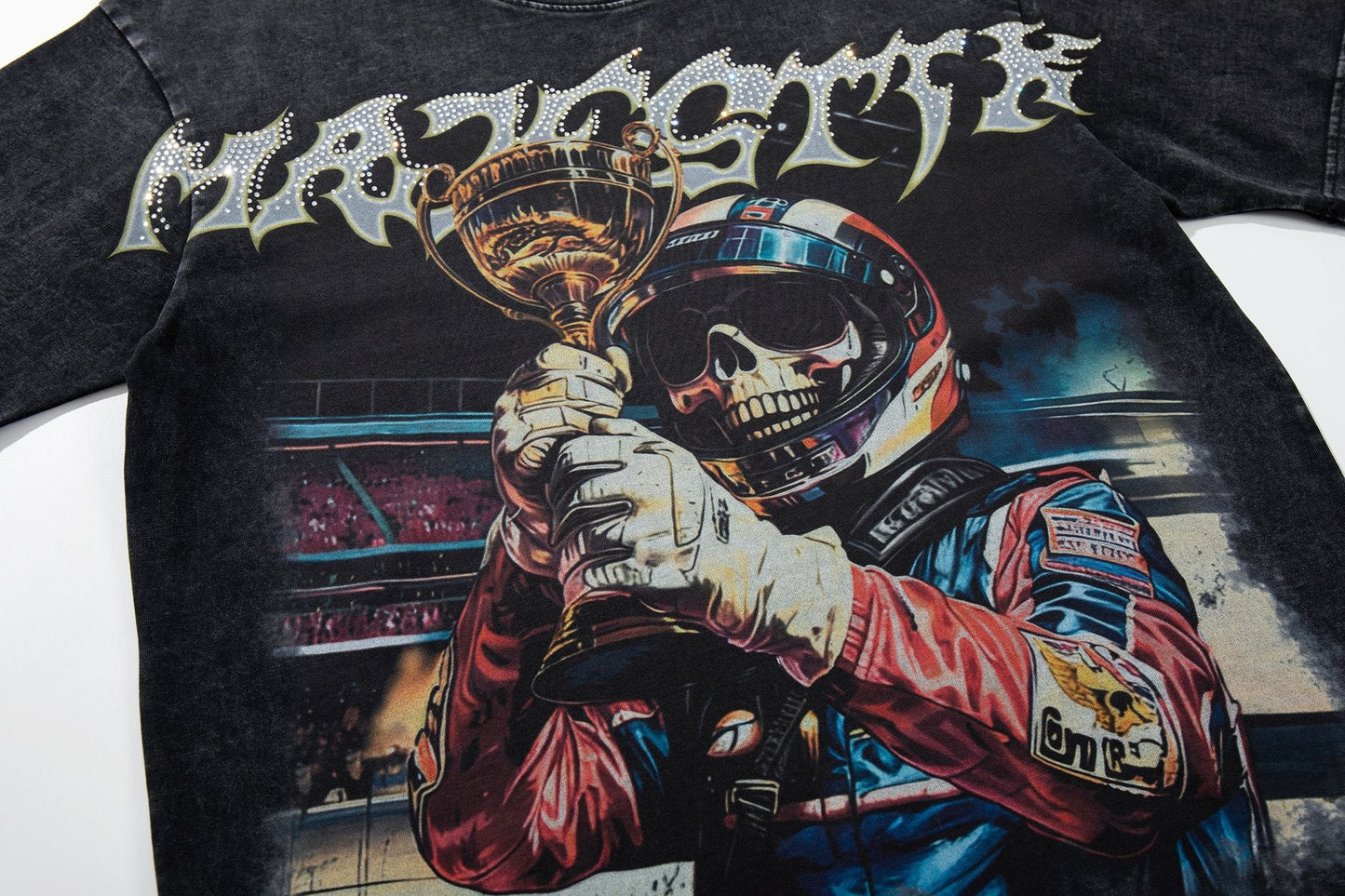 MAJESTIK Astronaut Trophy Graphic T-Shirt — detail