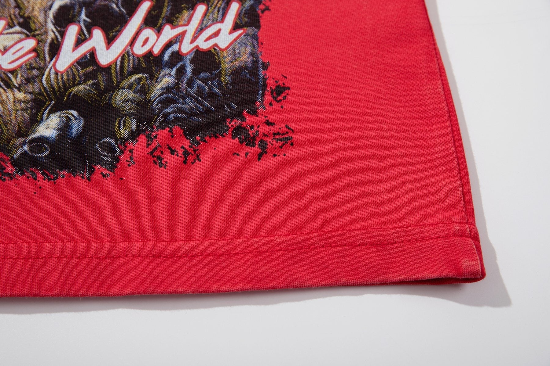 MAJESTIK Western Horse Graphic T-Shirt — detail