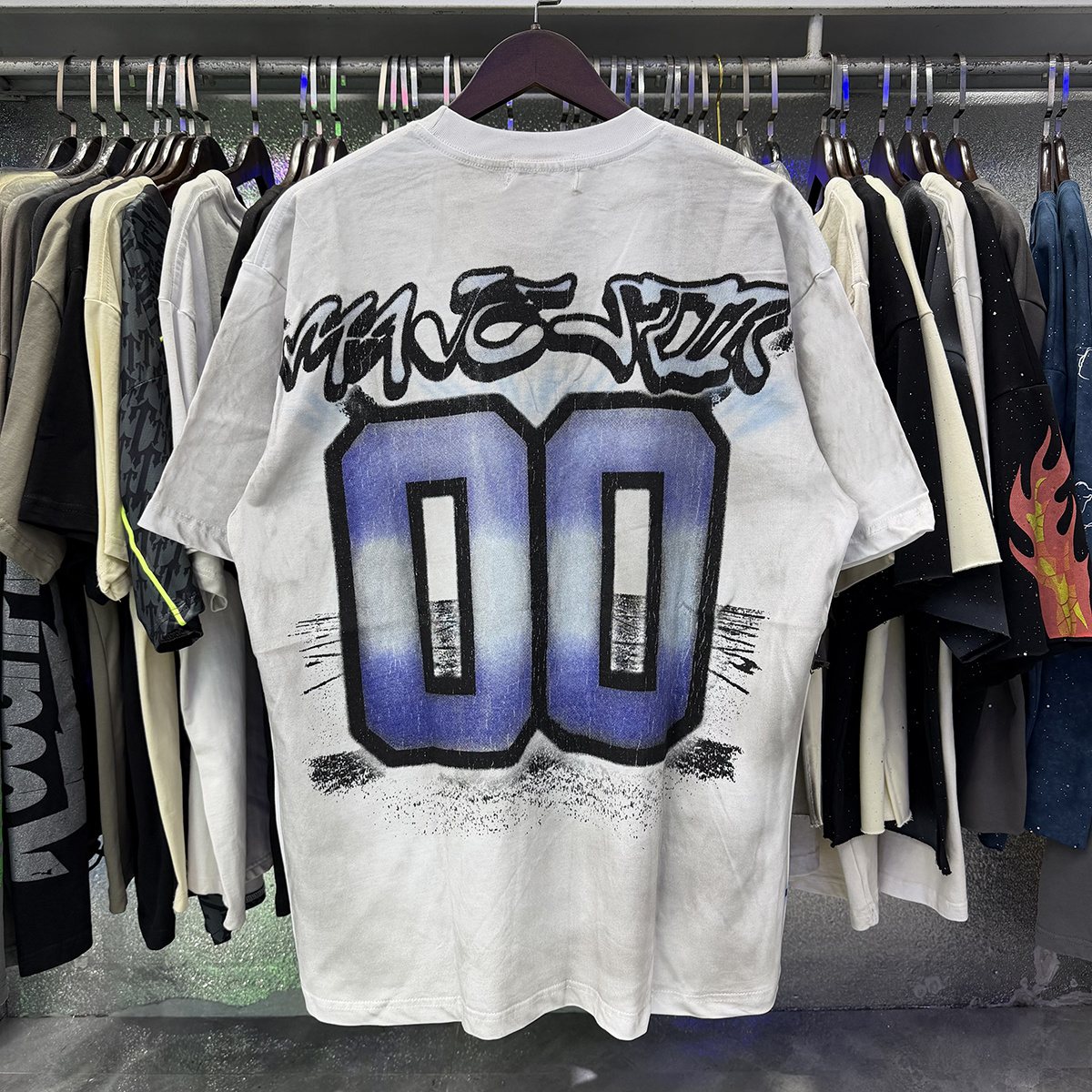 MAJESTIK The World Shark Graphic Short-Sleeve T-Shirt — context