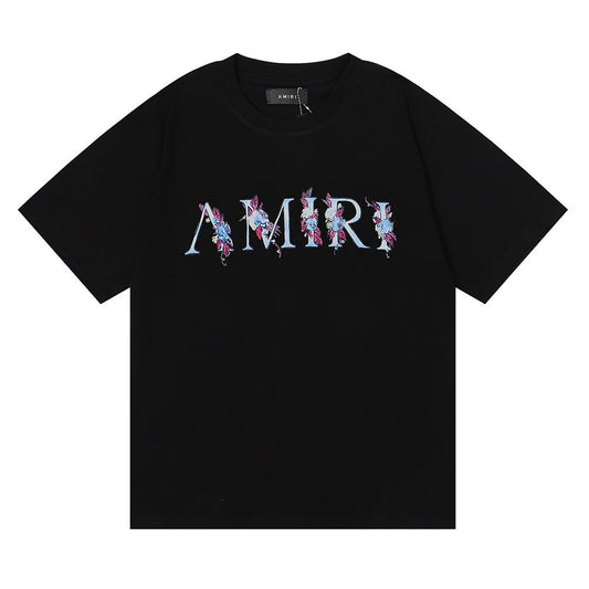 AMIRI Floral Butterfly Graphic Short-Sleeve T-Shirt — hero
