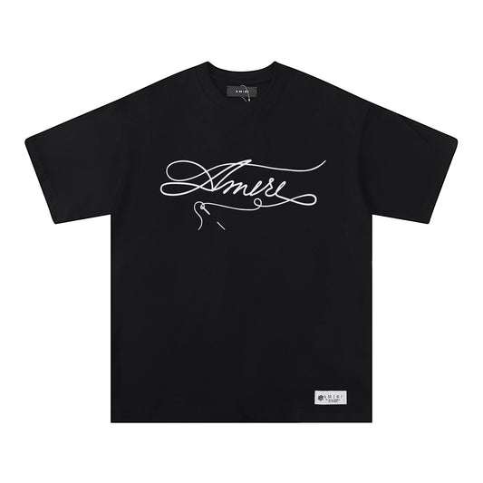 AMIRI Script Chest Graphic Short-Sleeve T-Shirt — hero