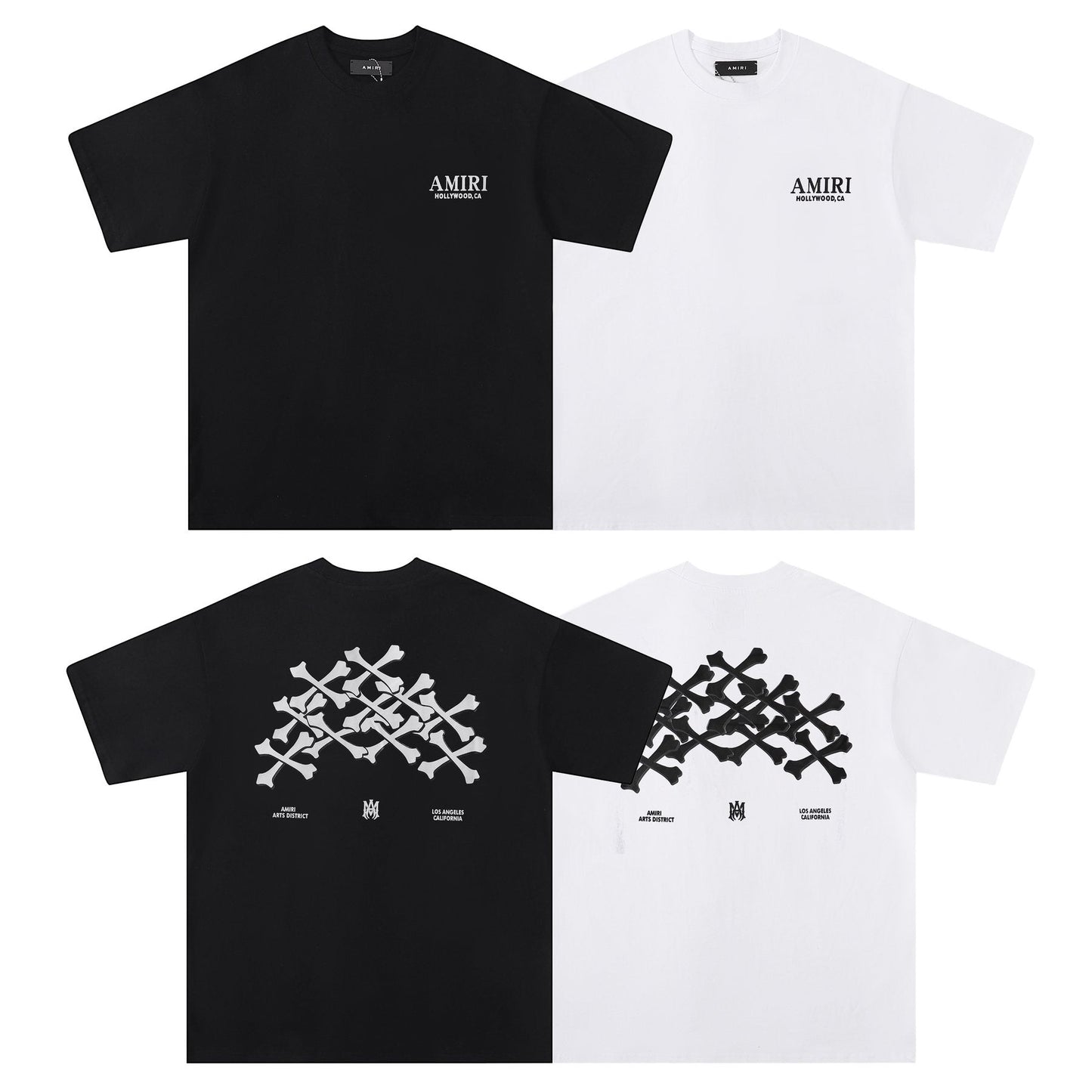 AMIRI Skull Crossbones Graphic T-Shirt — comparison
