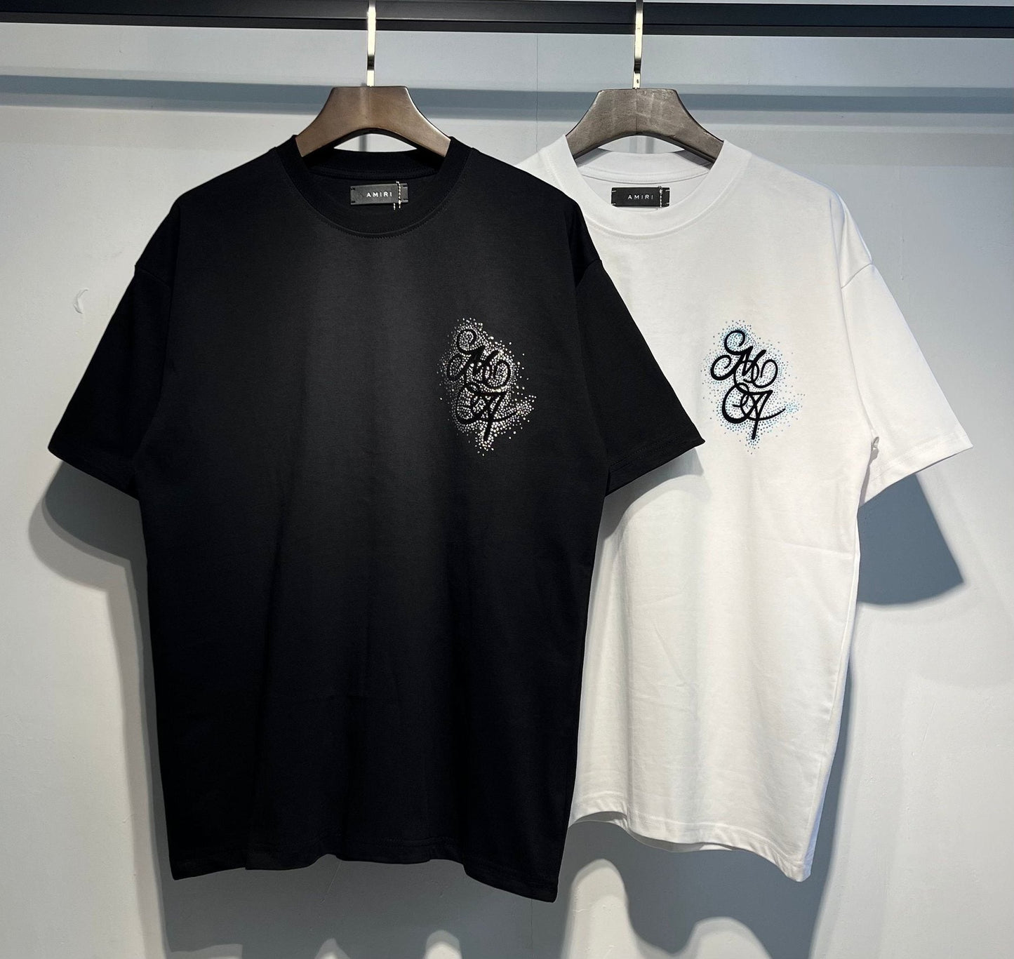 AMIRI Flocked Letter Graphic T-Shirt — comparison