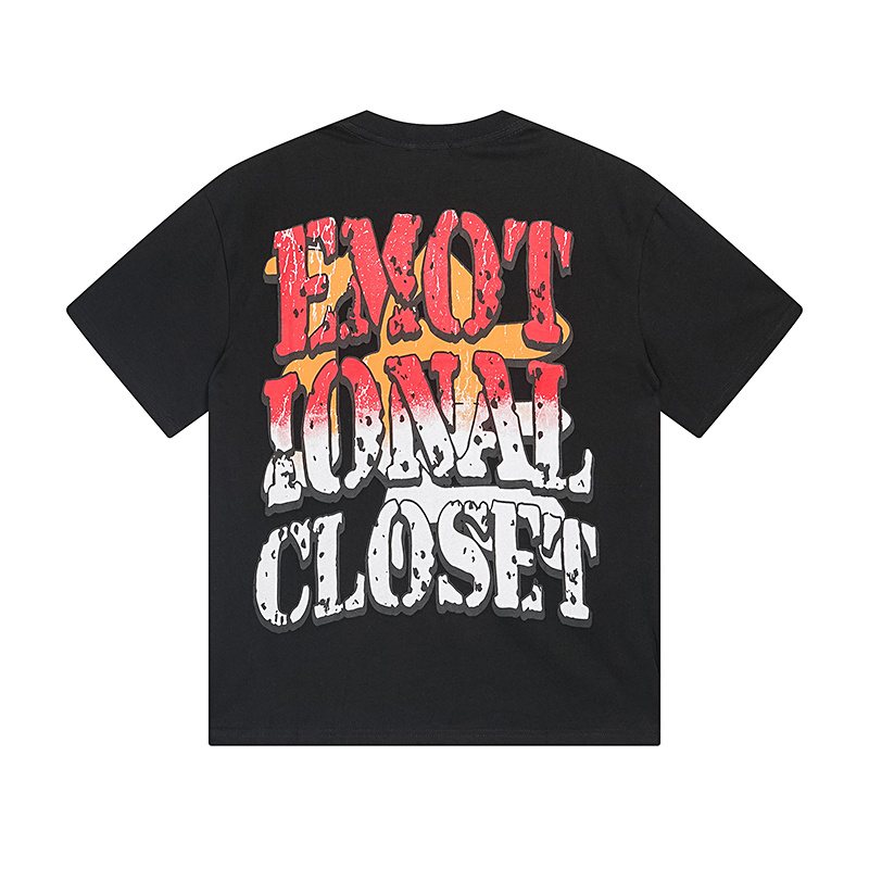 MIXED EMOTION Cowboy Graphic Short-Sleeve T-Shirt — back