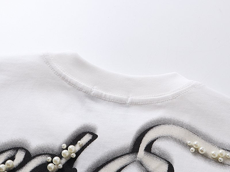 Mixed Emotion Portrait Graphic T-Shirt — detail
