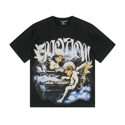 MIXED EMOTION Cherub Graphic T-Shirt — hero