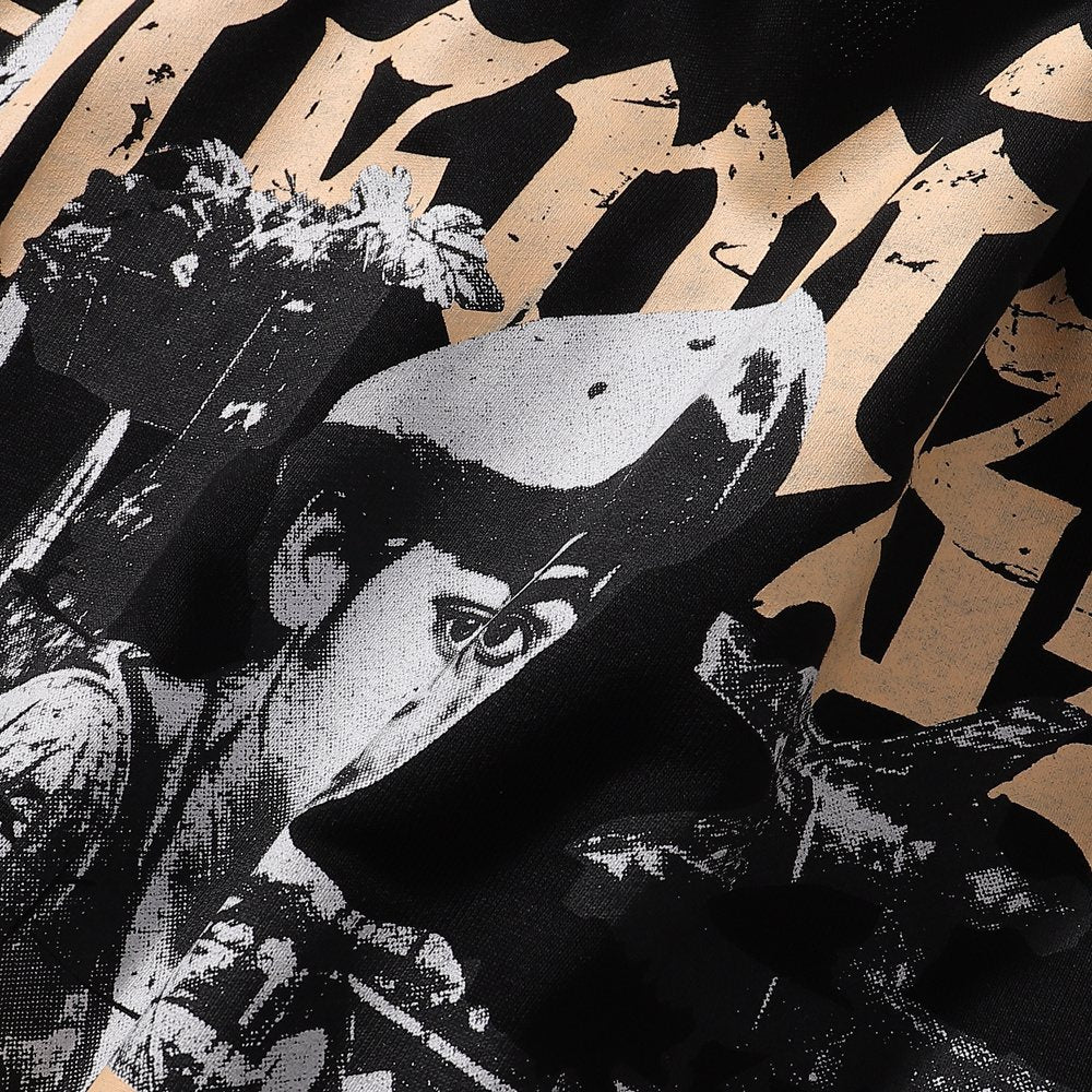 BKYS Revival Dismiss Photo-Collage Cropped T-Shirt — detail