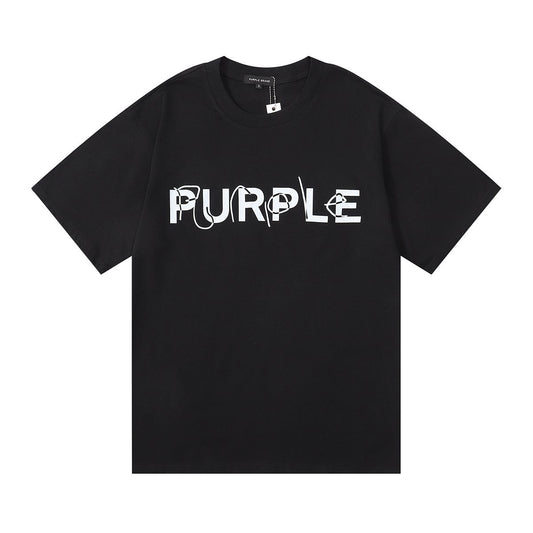 Purple Brand Wordmark Graphic Short-Sleeve T-Shirt — hero