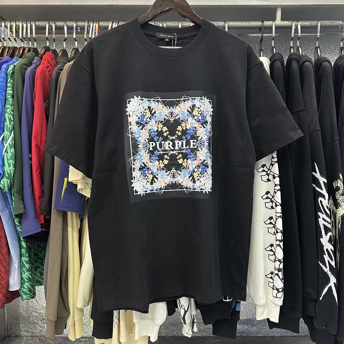 Purple Brand Green Vine Graphic T-Shirt — context