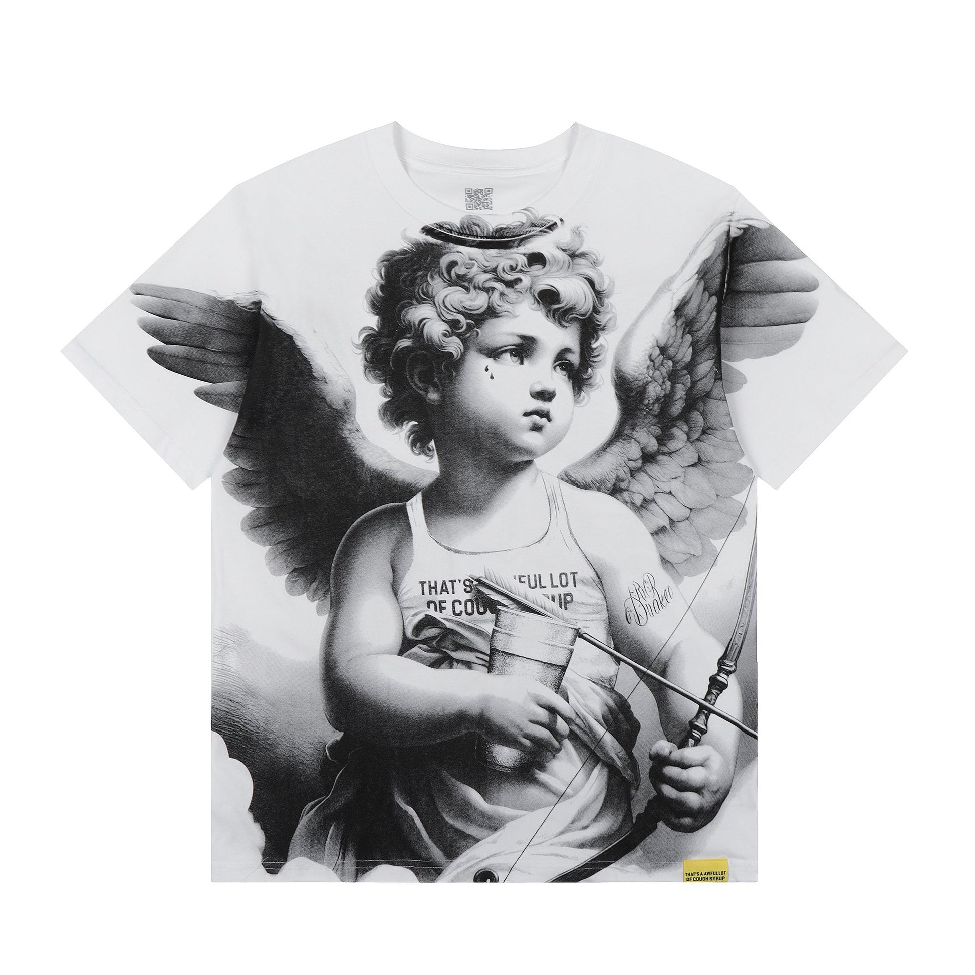 THAT'S A AWFUL LOT OF COUGH SYRUP Cherub Graphic T-Shirt — hero