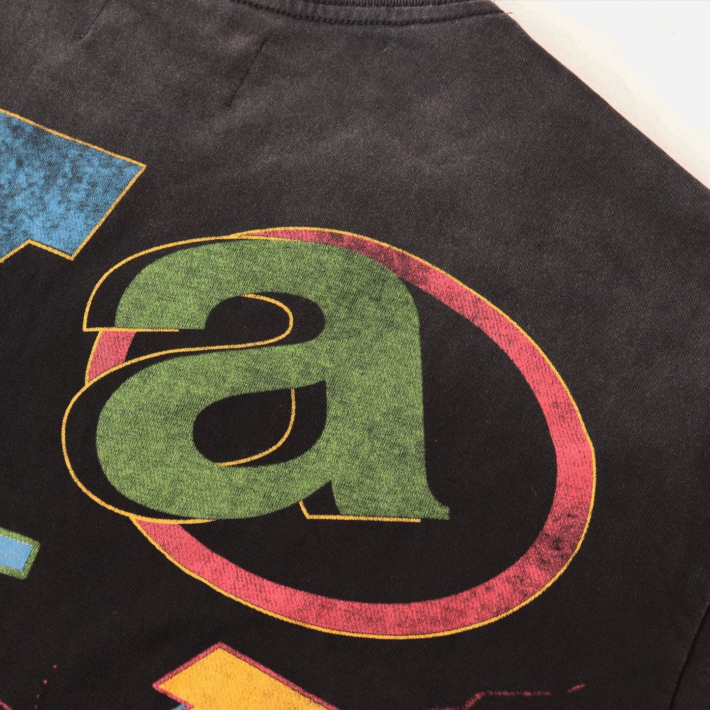 Valley Dreams Graffiti Collage Graphic T-Shirt — detail