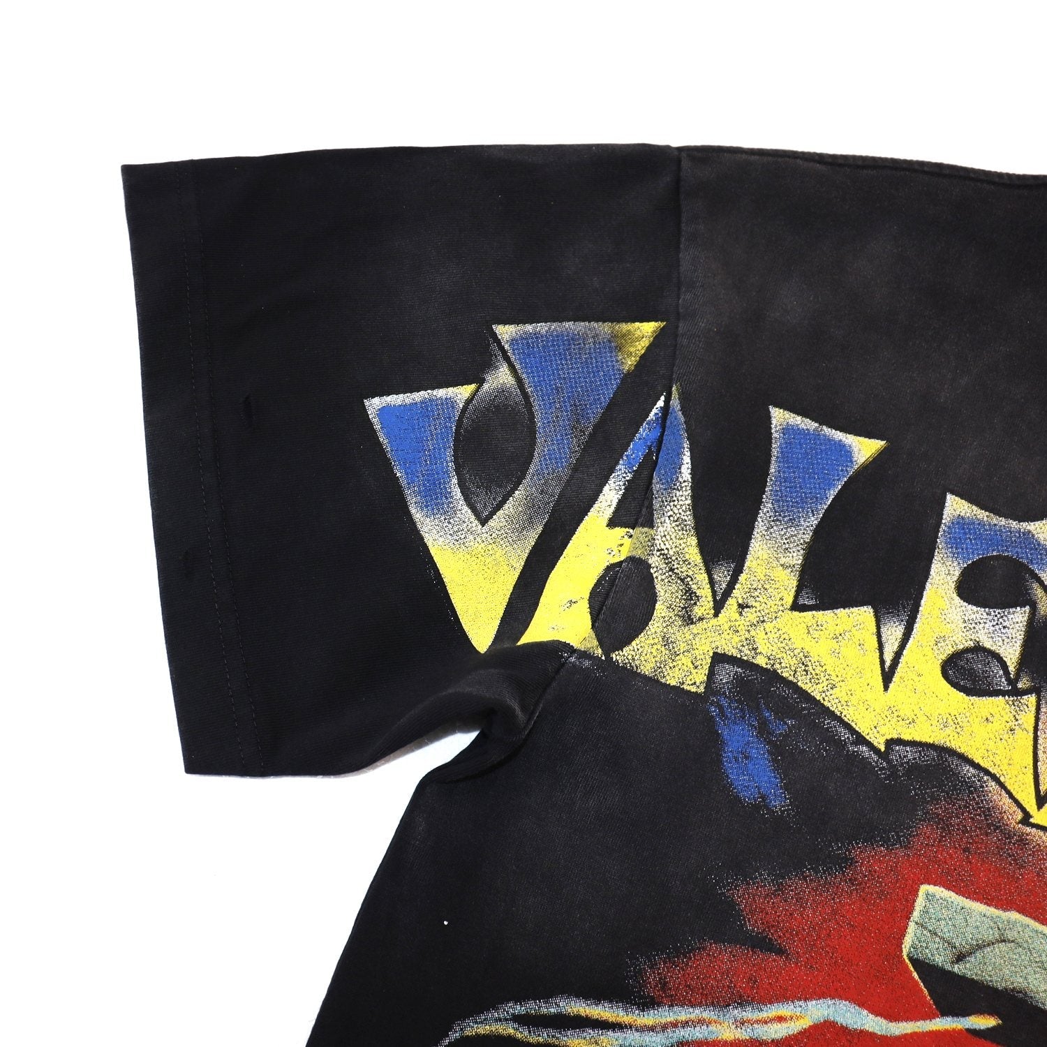 VALE USA Ride the Dragon Skeleton Graphic T-Shirt — detail
