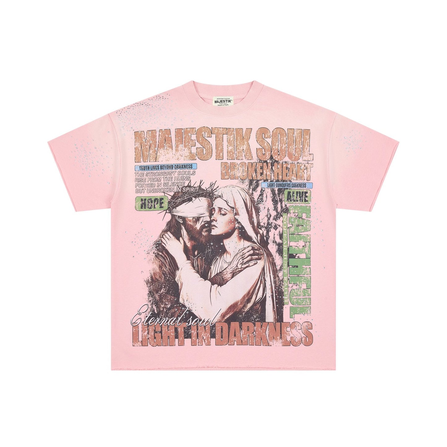 MAJESTIK Soul Graphic Short-Sleeve T-Shirt — front