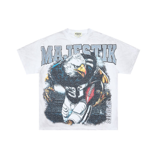 MAJESTIK Football Eagle Graphic T-Shirt — hero
