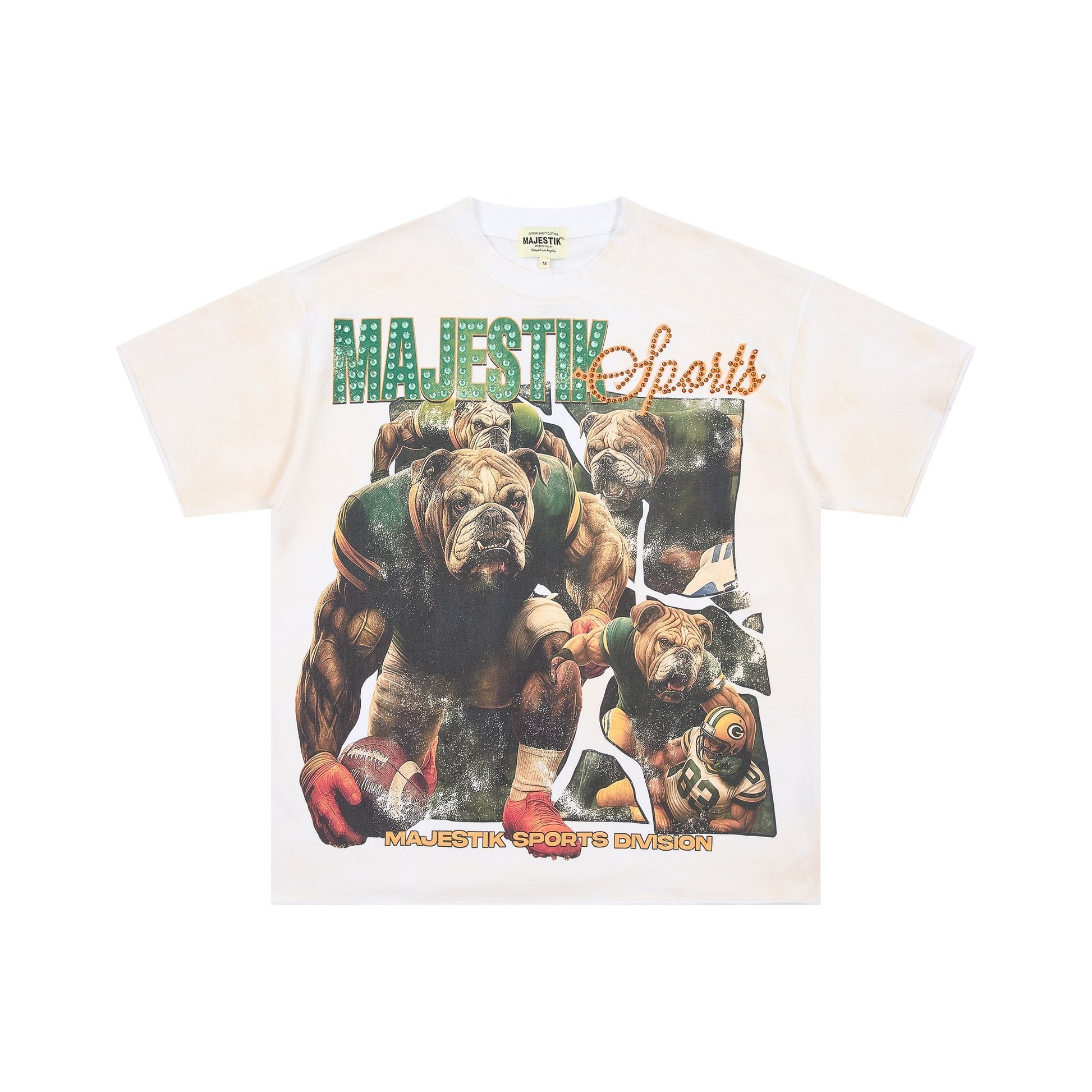 MAJESTIK Bulldog Graphic Short-Sleeve T-Shirt — hero
