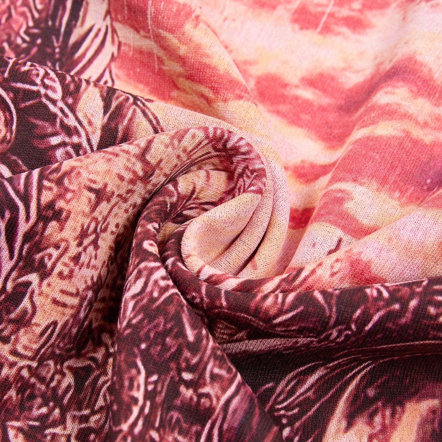 MAJESTIK Western UFO Graphic T-Shirt — fabric_closeup