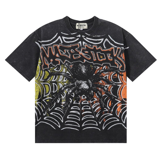 MAJESTIK Tarantula Graphic Short-Sleeve T-Shirt — hero