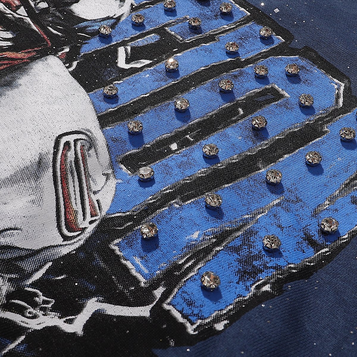 BKYS Revival Football Graphic Cropped T-Shirt — detail