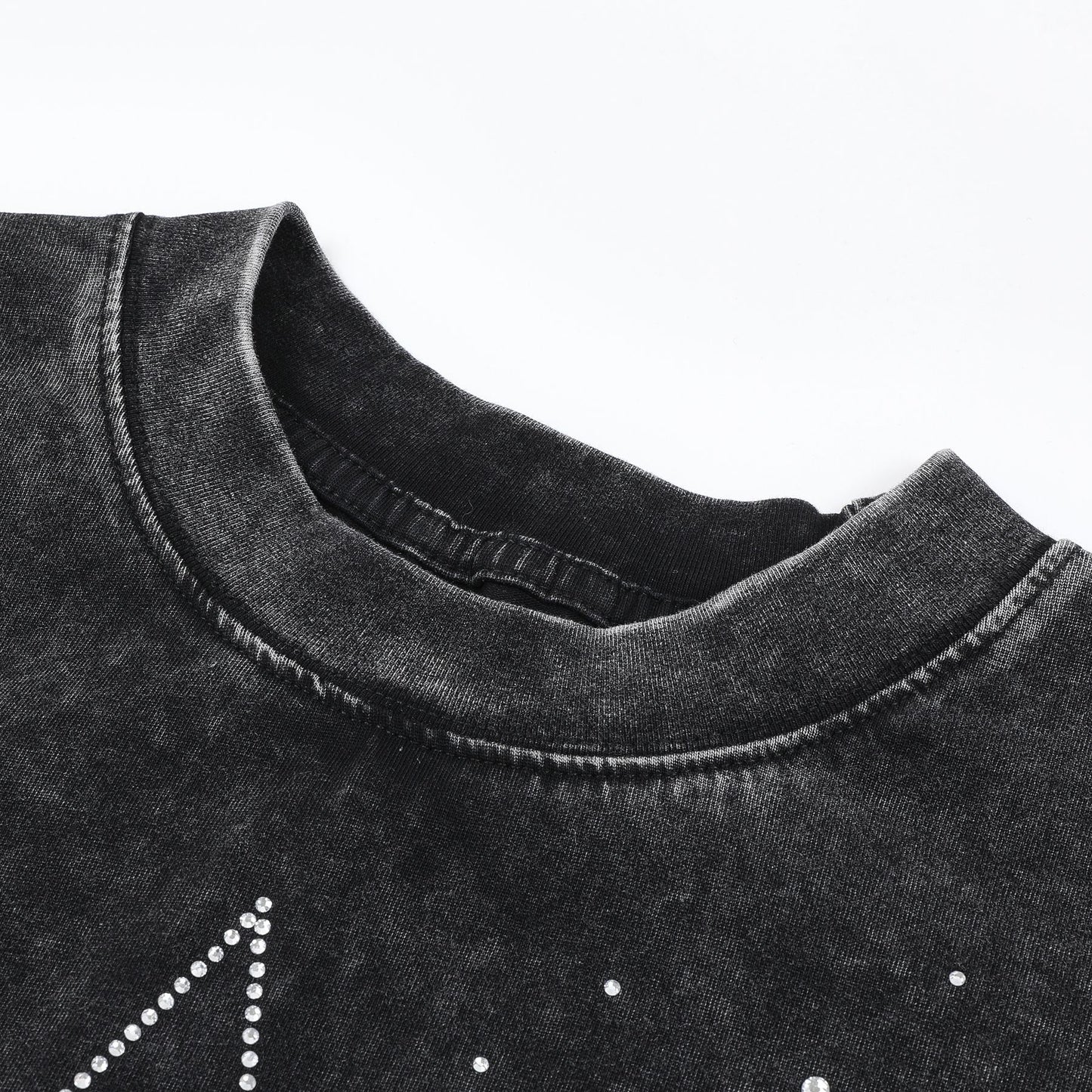 FIRST ROW Made in Heaven Angel Graphic Cropped T-Shirt — detail