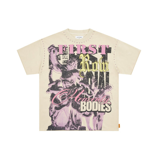 FIRST ROW Heavenly Bodies Rhinestone Crop T-Shirt — hero