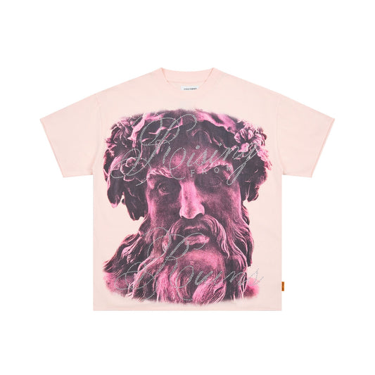 FIRST ROW Rhinestone Graphic Short-Sleeve T-Shirt — hero
