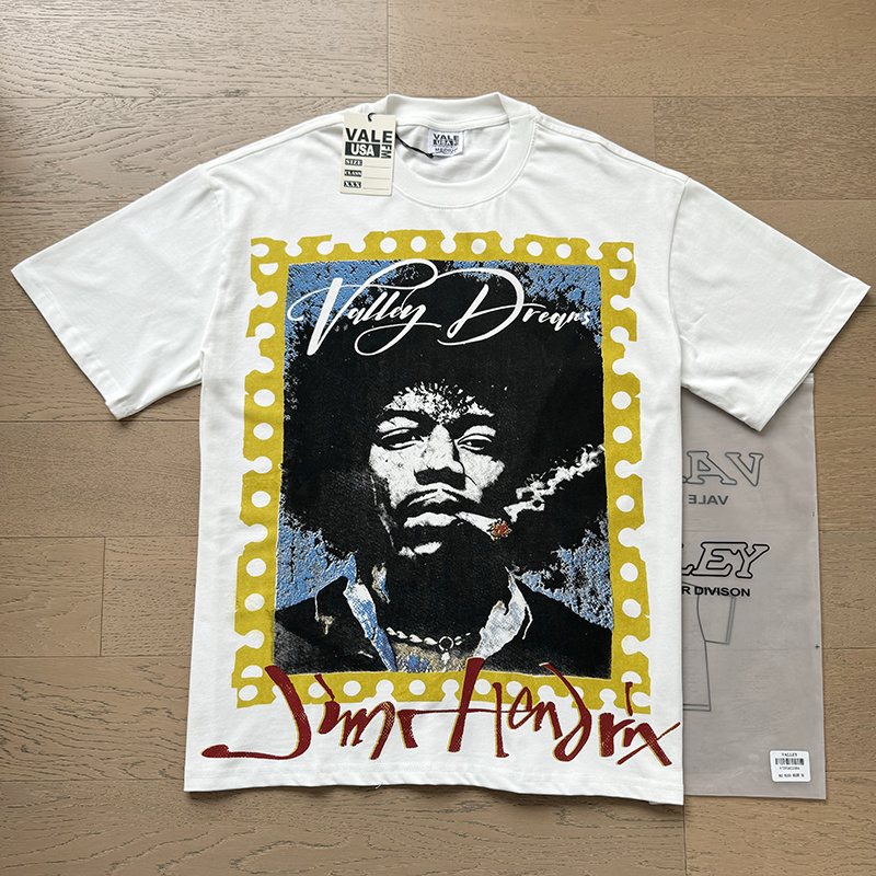 VALE USA Jimi Hendrix Graphic T-Shirt — context