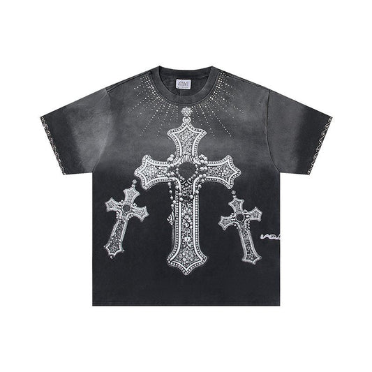 VALE USA Cross Graphic Short-Sleeve T-Shirt — hero