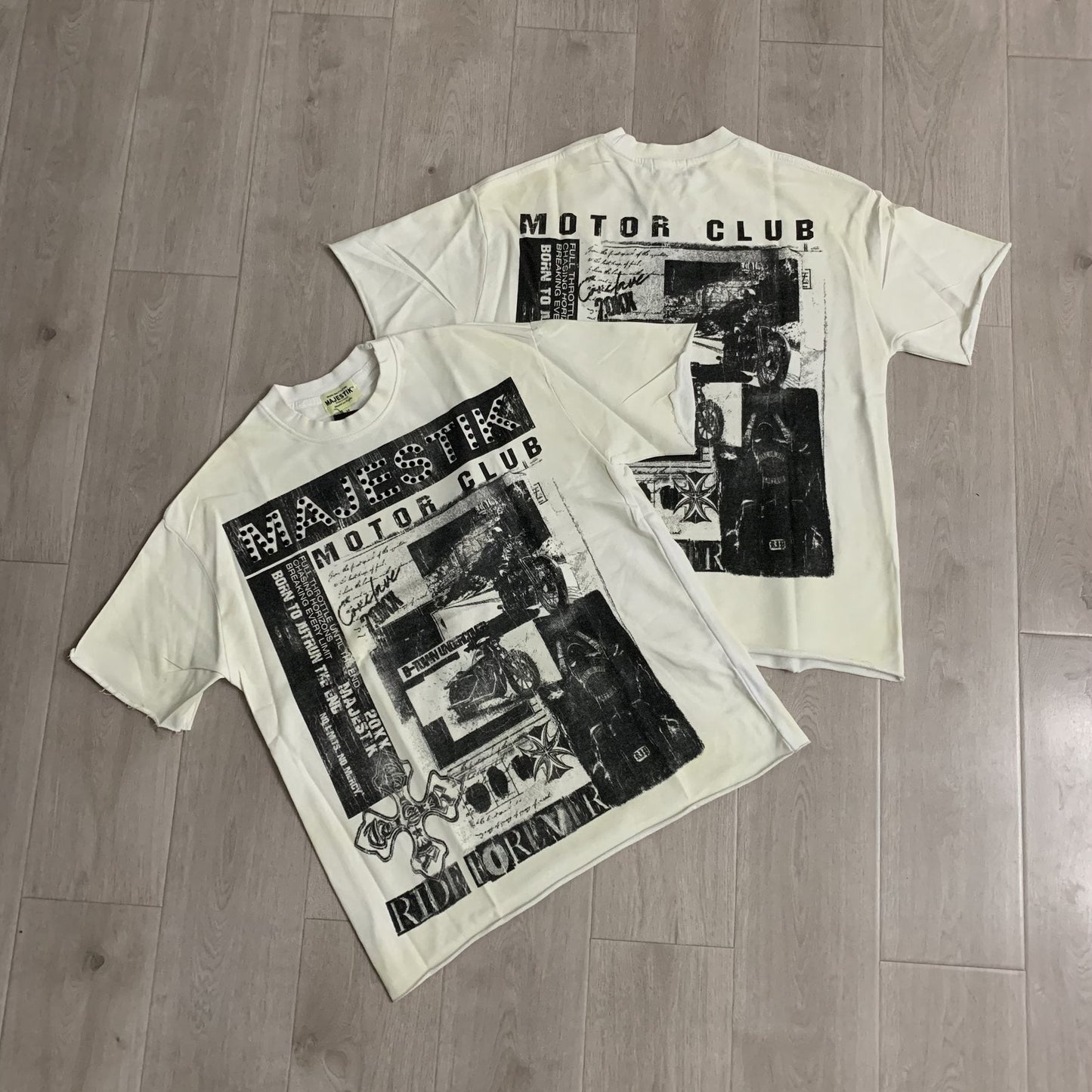 MAJESTIK Motor Club Graphic Short-Sleeve T-Shirt — context