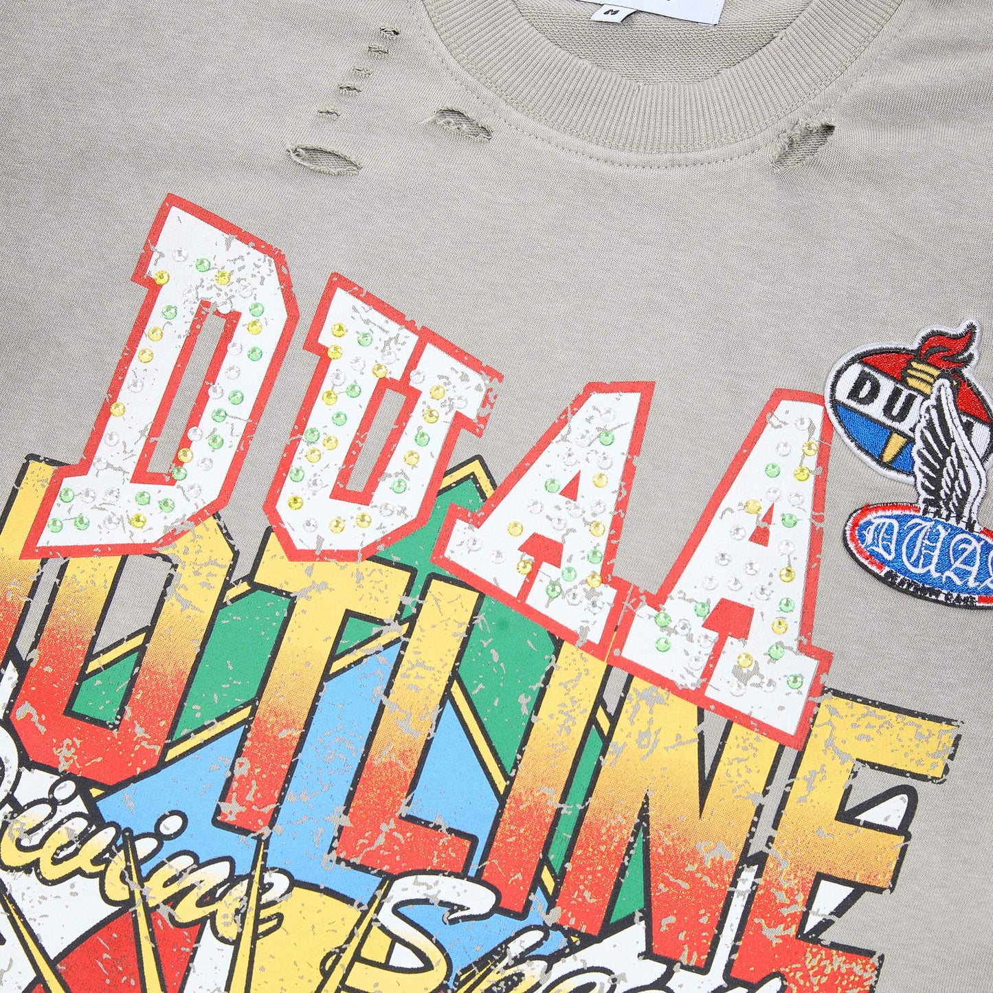 DUAA Hotline Racing Graphic Long-Sleeve T-Shirt — detail