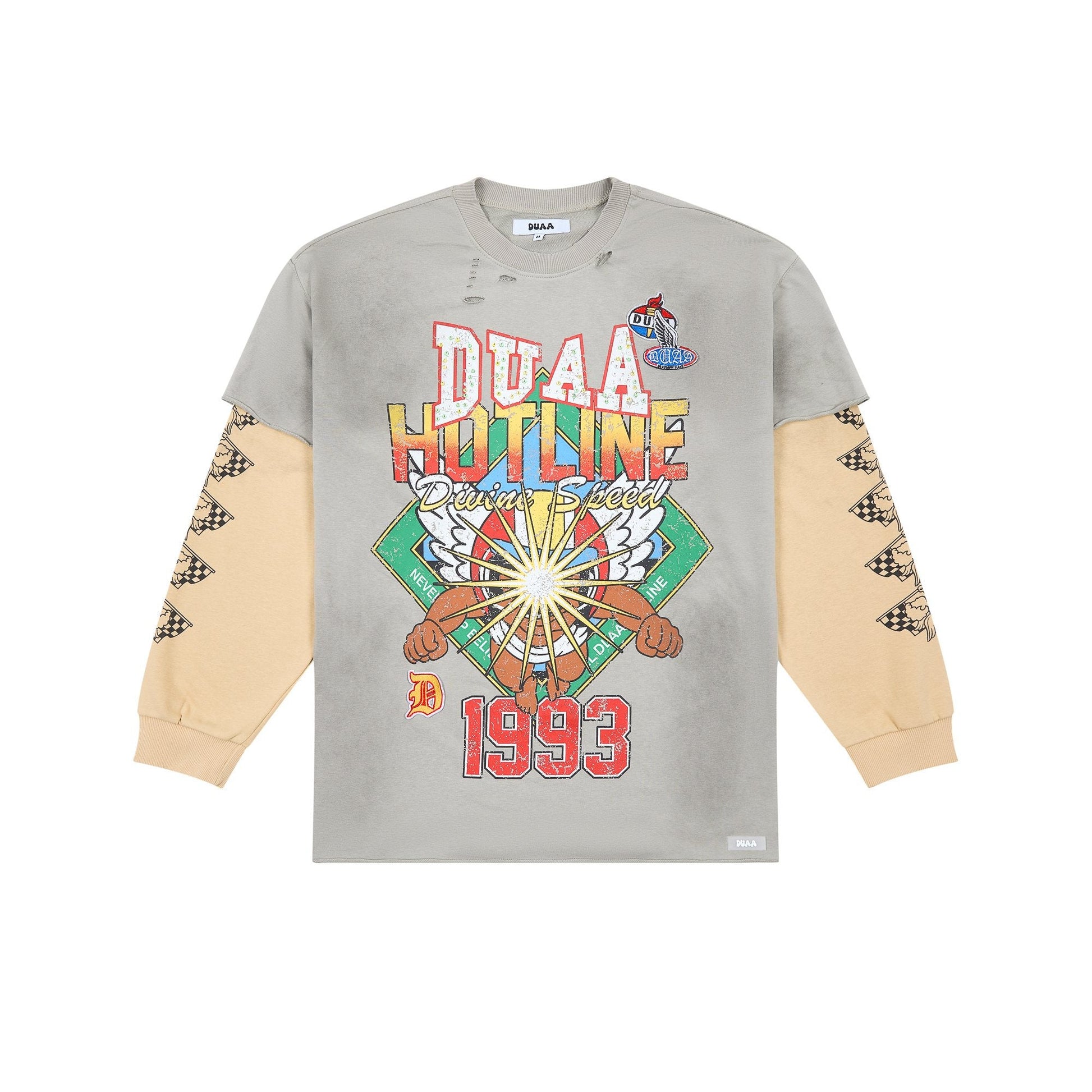 DUAA Hotline Racing Graphic Long-Sleeve T-Shirt — hero