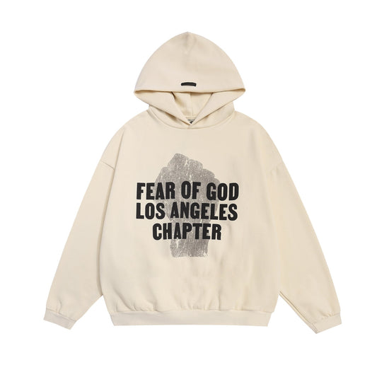 Fear of God Los Angeles Chapter Cream Hoodie — hero