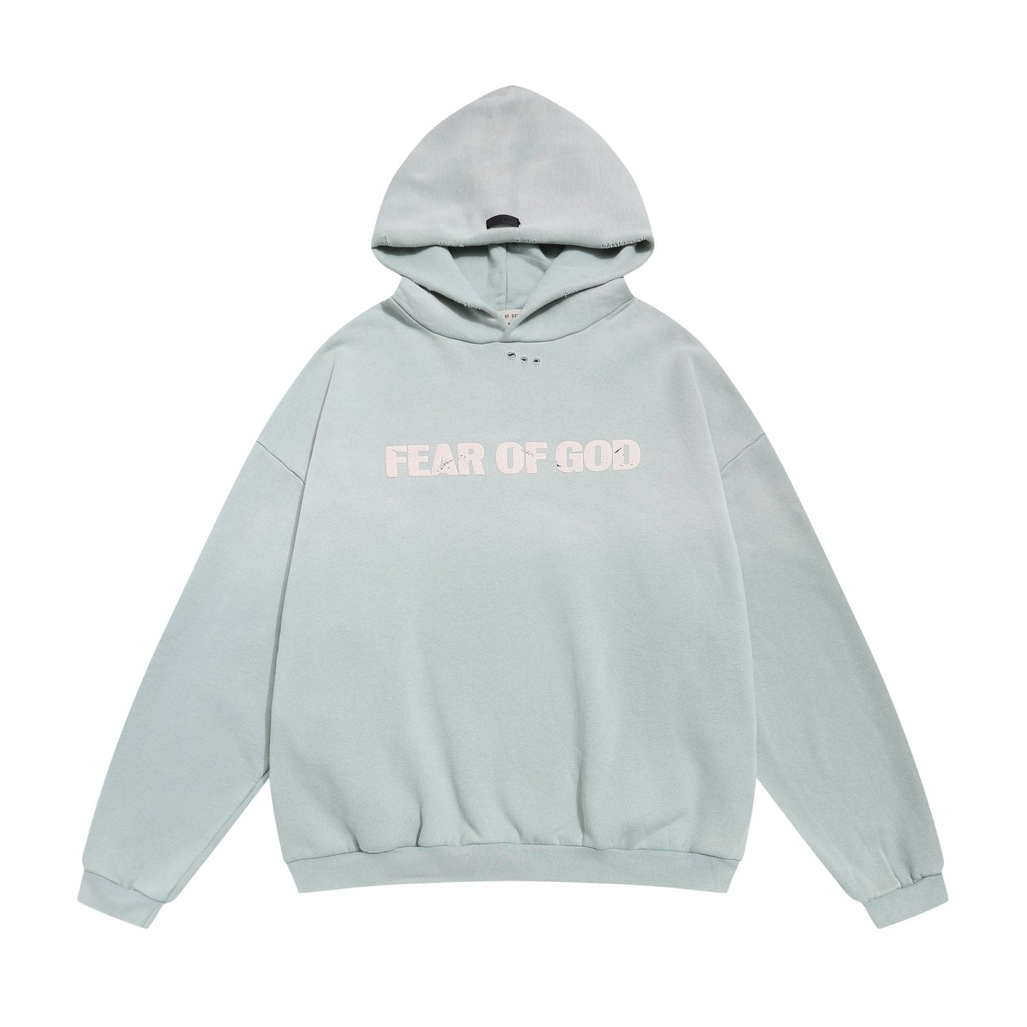Fear of God Heaven Is Crying for Justice Graphic Hoodie — hero